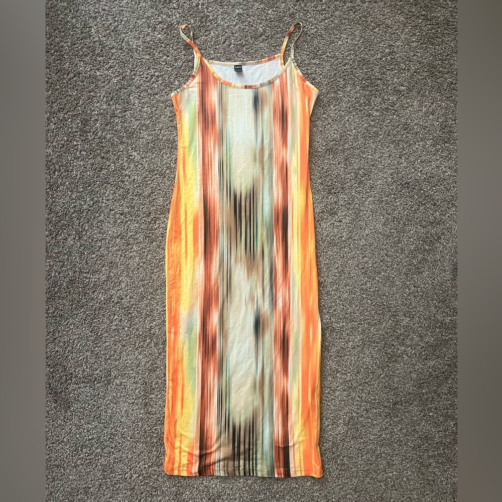 BRAND NEW SHEIN Multi-Color Midi Dress Size S